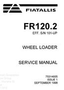 Manual De Operação E Serviço Fiatallis Fr-120.2