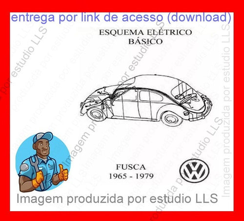 Manuais Reparação Mecânica Vw Fusca Anos 70 - Seleção