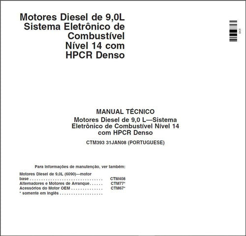 Manual Técnico Motor 9.0 Litros Jd 3520