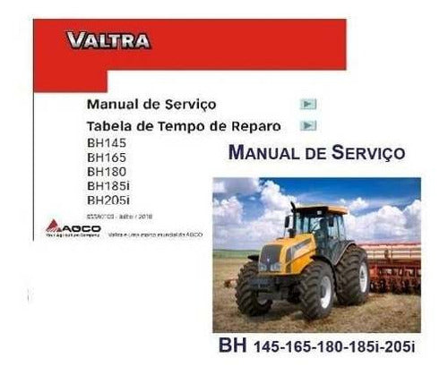 Manual De Serviço Trator Valtra Bh145, 165, 180, 185i E 205i