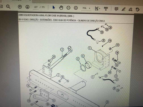 Catálogo Peças Colheitadeira Case 2399