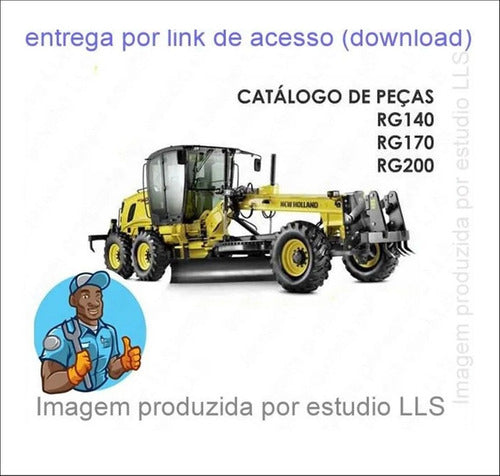 Catálogo Peças Motoniveladoras New Holland Rg140 Rg170 Rg200