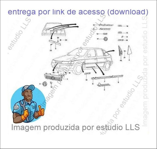 Catálogo Peças Vw Pointer Cli Gli Gti 1.8 2.0 1994 - 1996