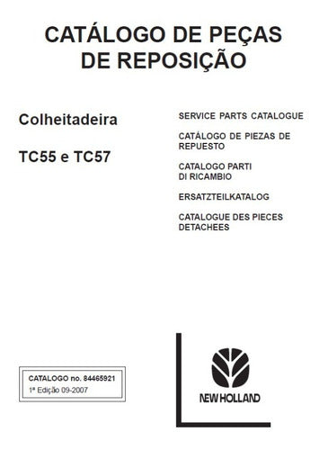 Catálogo De Peças De Reposição Colheitadeira Tc55 E Tc57