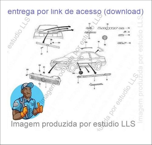 Catálogo Peças Vw Logus Cl Gl Gls 1.6 1.8 2.0 1993 - 1997