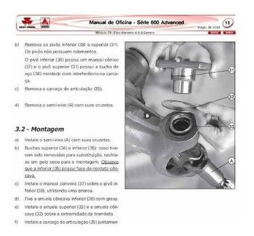 Manual De Serviço Tratores Massey 630 - 650 - 660 - 680
