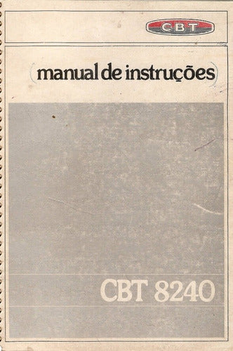 Manual Do Operador Cbt 8240