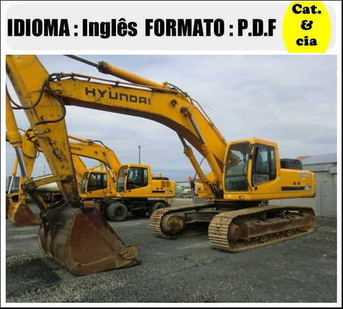 Catalogo De Pecas Escavadeira Hyundai - R450lc - 7a - (ingle