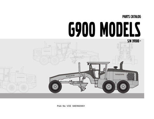 Catálogo De Peças Tratores G900 Volvo -