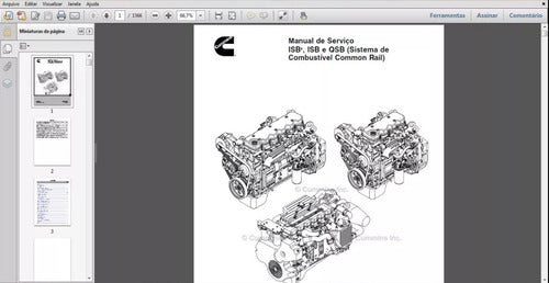 Manual Serviço Motor Cummins Isb Eletronico-completo 1500pgs