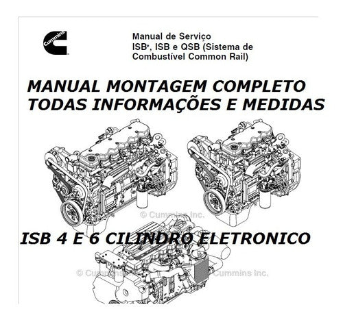 Manual Serviço Motor Cummins Isb Eletronico 1500 Pgs