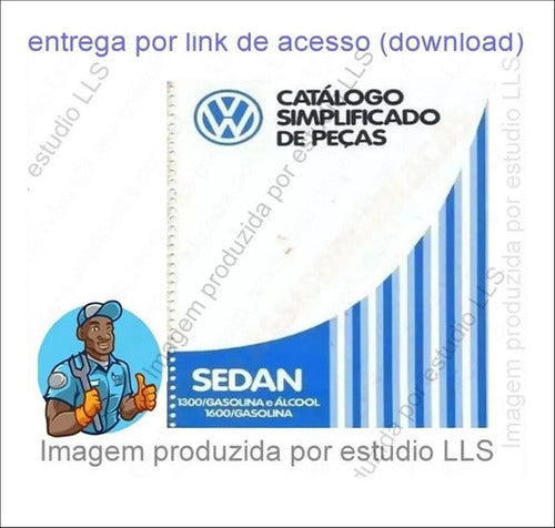 Catálogo Peças Volkswagen Fusca 1300 1300l 1600 1978 - 198