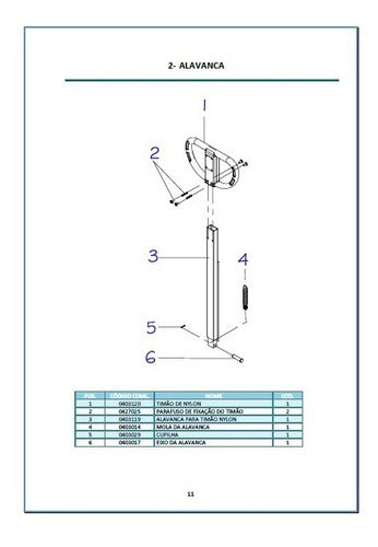 Manual Pecas E Usuario Paletrans Le1016 paginas 28