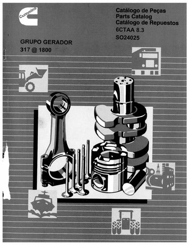 Catálogo De Peças Motor Cummins C -