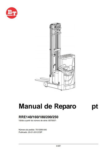 Manual De Serviço Bt Rre 140/160/180/200/250