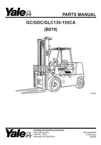 Manual Pecas Empilhadeira Yale Gc/gdc/glc135-155 ** Pg428