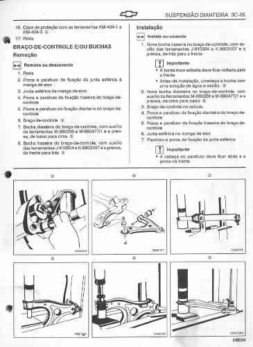 Manual Reparações Serviço Chevrolet Omega 2.0 3.0 1993