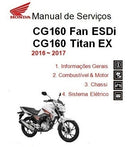 Manual De Serviços - Cg160 Fan Esdi Titan Ex 2016/2017