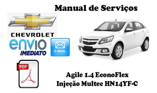 Manual De Serviços Reparação Chevrolet Agile 1.4 Flex