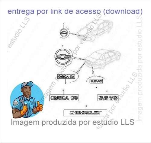 Catálogo Peças Gm Chevrolet Omega 1999 - 2005