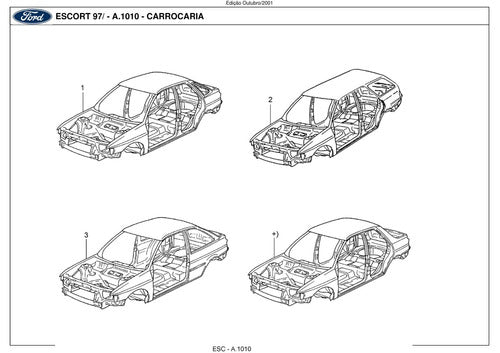 Catálogo De Peças Ford Escort 97 (mk7) -