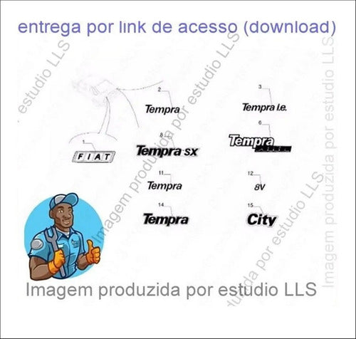 Catálogo Peças Fiat Tempra 2.0 16v 1993 - 1999