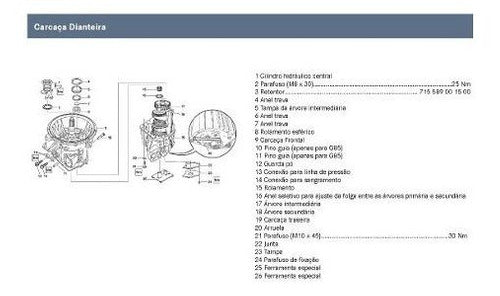 Manual Reparação Câmbio G60-6 G85-6 Mercedes Benz