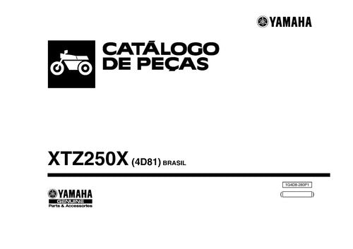 Catálogo De Peças Yamaha Xtz250x 2008 -