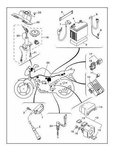Manual De Serviço - Fazer Ys150 Ed / Sed 2013
