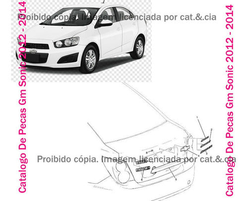 Catalogo De Pecas Gm Sonic 2012 - 2014