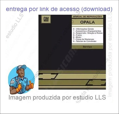 Manual Reparação Mecânica Serviço Oficina Gm Opala Ed 19