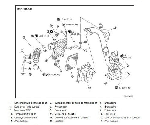 Manual De Serviços - Nissan Sentra 2.0 16v
