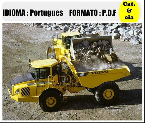 Catalogo De Pecas Caminhoes Articulados Volvo - A25d - 4x4 -