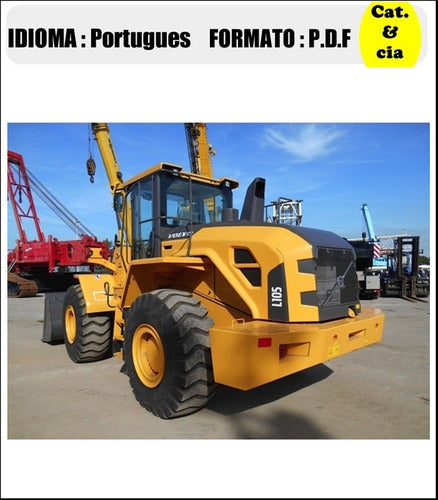 Catalogo De Pecas Pa Carregadeira Volvo - L105 - (em Portugu