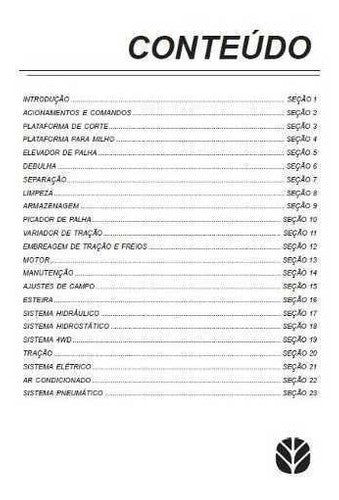 Manual Serviço + Catalogo Colheitadeiras New Hol Tc55,57,59