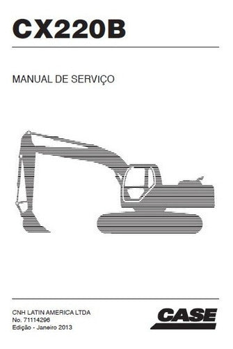 Manual De Serviço Escavadeira Case CX220B