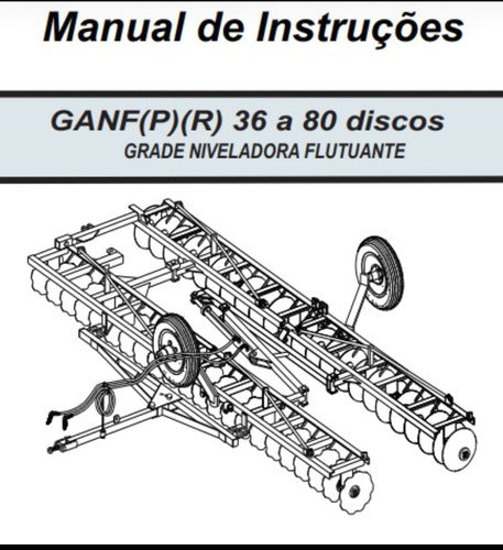 Manual De Instruções Grade Niveladora Flutuante