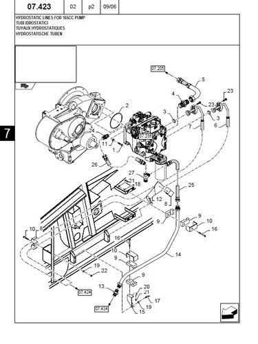 Catalogo De Peças Sobressalente New Holland Cr9060 E 9080