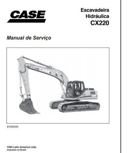 Manual De Serviço Case Escavadeira Hidráulica Cx220