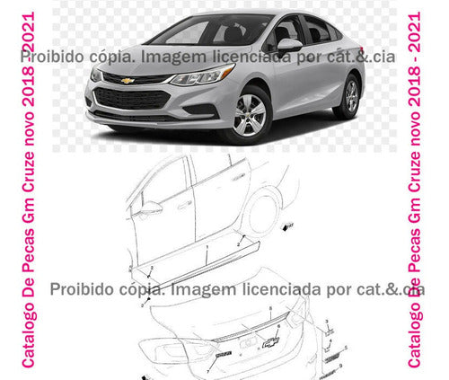 Catalogo De Pecas Gm Cruze Novo 2018 - 2021