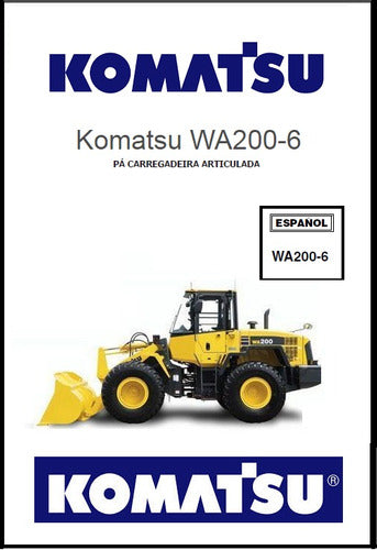 Manual Tecnico Serviço Carregadeira Komatsu Wa200-6 Spanhol