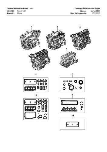Catálogo De Peças - Space Van Chevrolet
