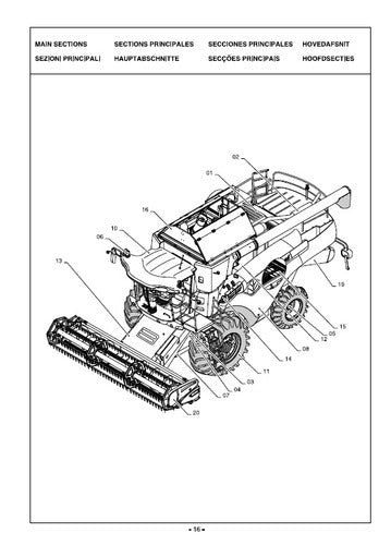 Catalogo De Peças Sobressalente New Holland Cr9060 E 9080