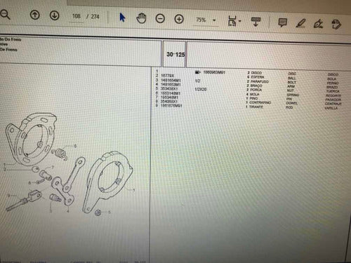Catálogo Peças Trator Massey Ferguson Compacto 4283