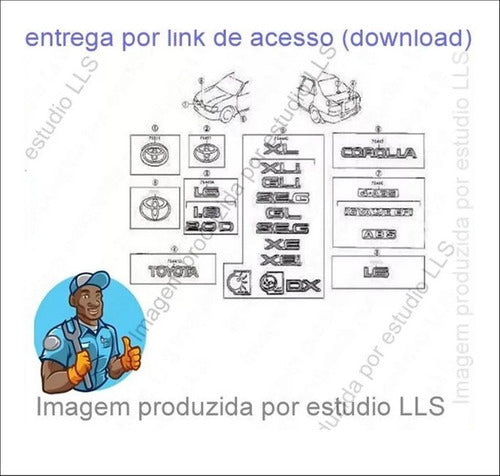 Catálogo Peças Toyota Corolla Xli Gli 1998 - 2002