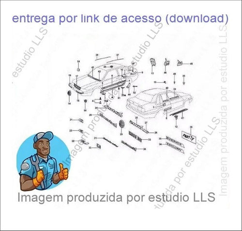 Catálogo Peças Diagrama Elétrico Vw Santana Quantum 99- 2