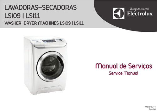 Manual De Serviço Lava E Seca Lsi09  Lsi11 Electrolux -