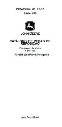 Catálogo de Peças John Deere (JD) — Catálogo JD Online em PDF – Página 2