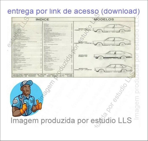 Catálogo Peças Volkswagen Passat Ts L Ls 1973 - 1978