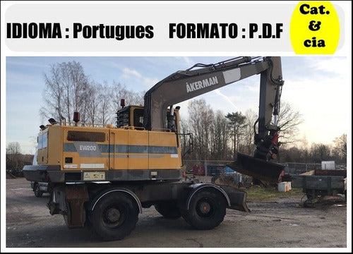 Catalogo De Pecas Escavadeiras Volvo - Ew200 Akerman - Pt-br